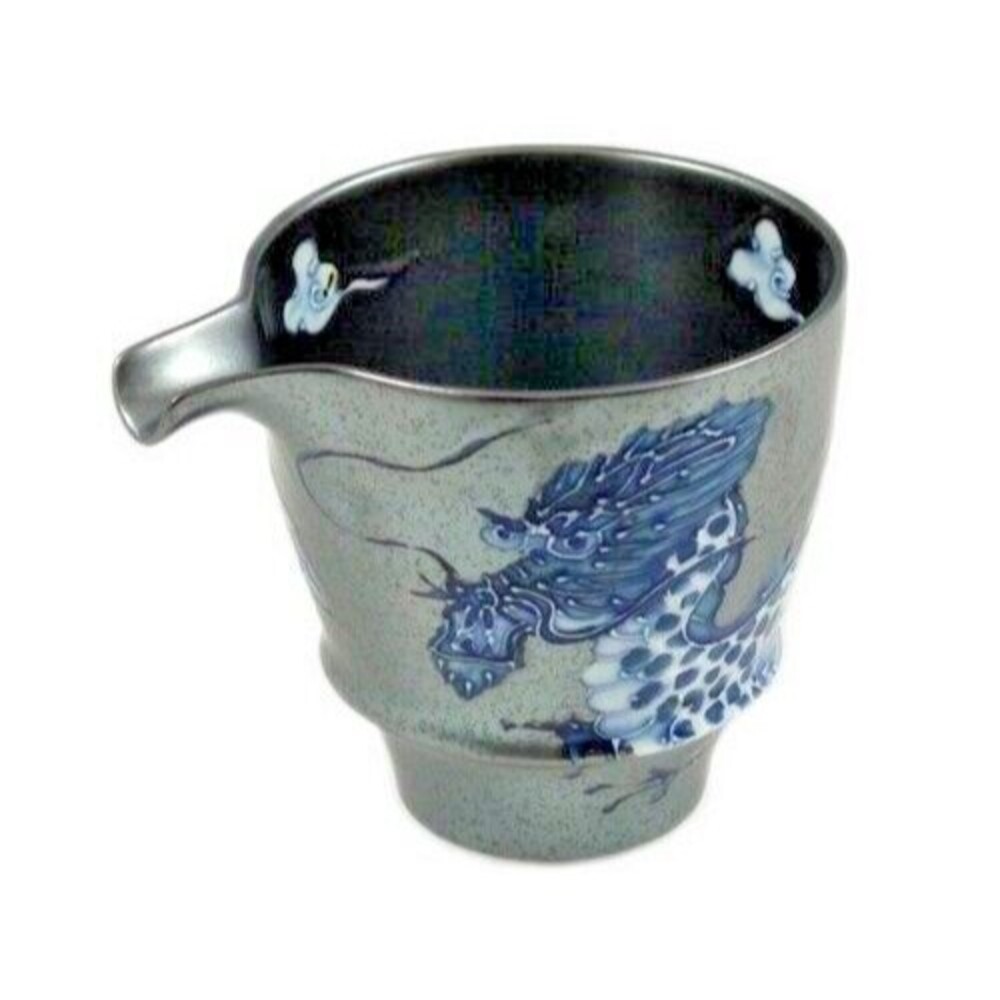 Arita Yaki Porcelain Sake Pot Katakuchi Takumi No Kura Emperor Dragon Japan $145